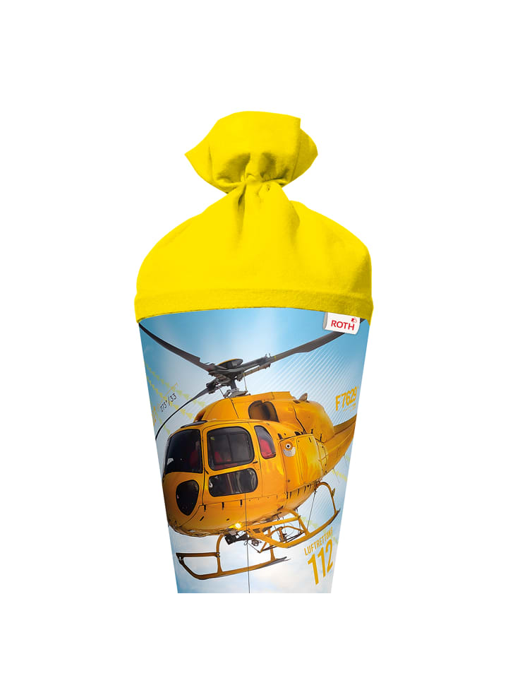 ROTH Schultüte groß Helikopter 70 cm in Gelb günstig kaufen onesize