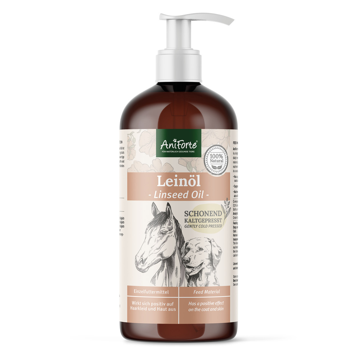Aniforte Ergänzungsfutter & Aufzucht Aniforte Leinöl 1 Liter