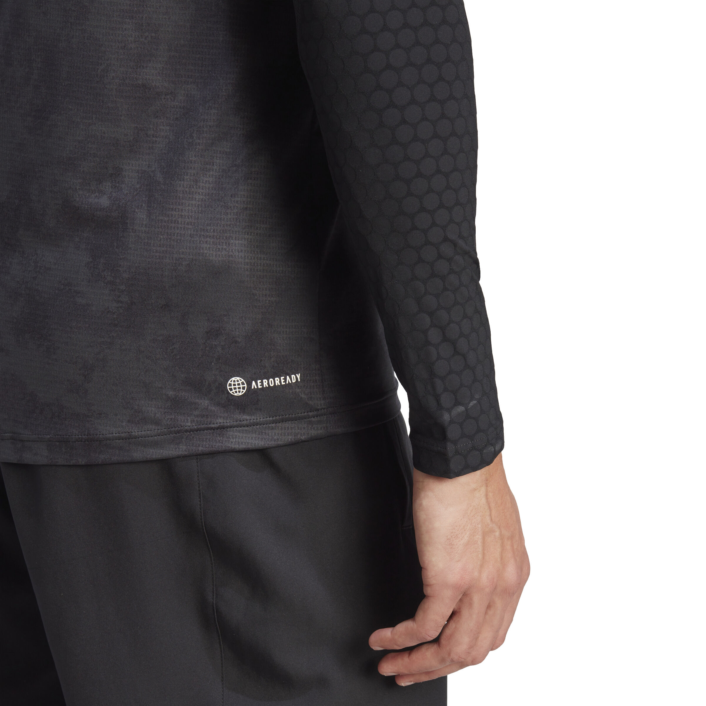 Paris Longsleeve Herren - Dunkelgrau, Schwarz