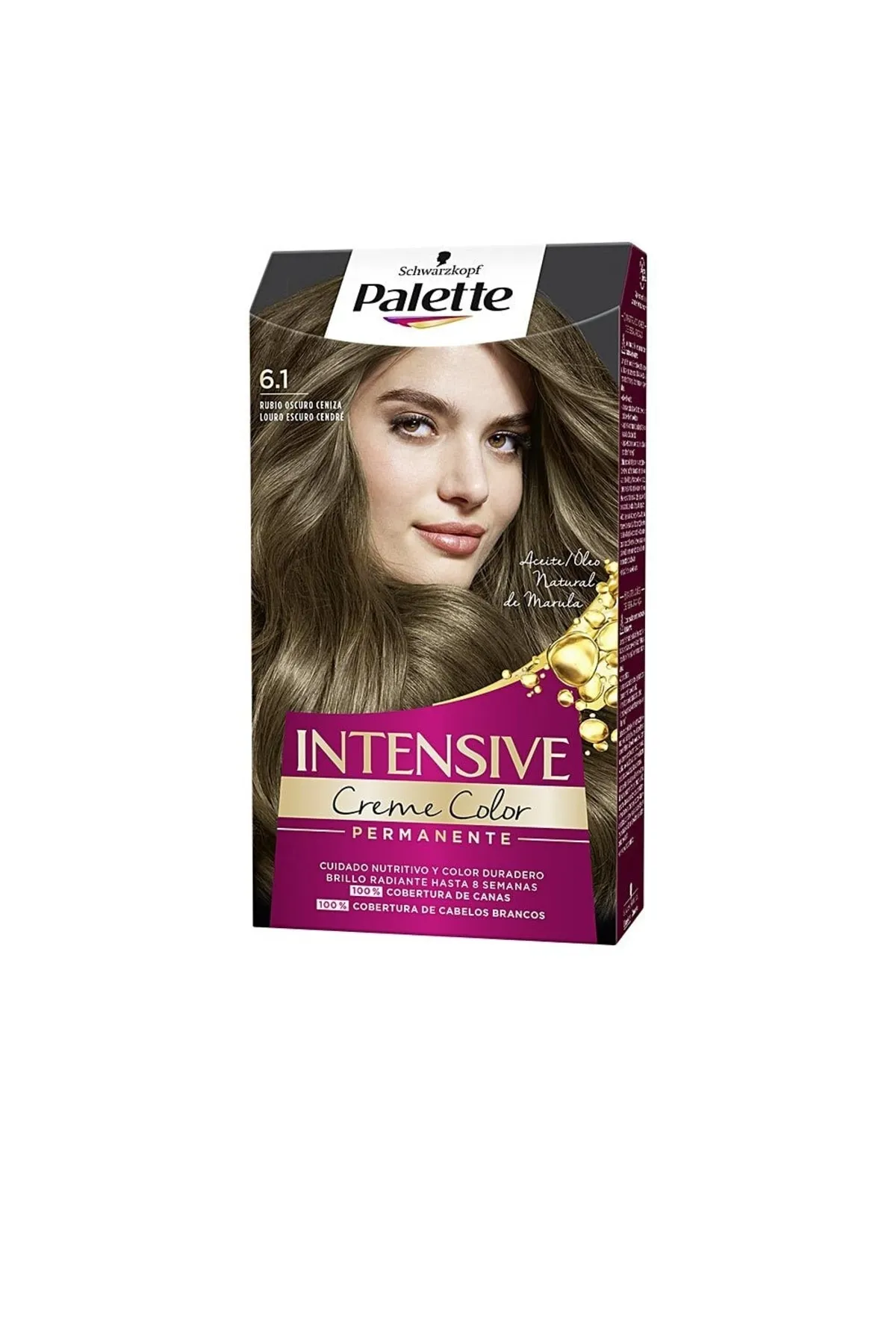 Palette  Haarfarben - Braun - Flüssigkeit