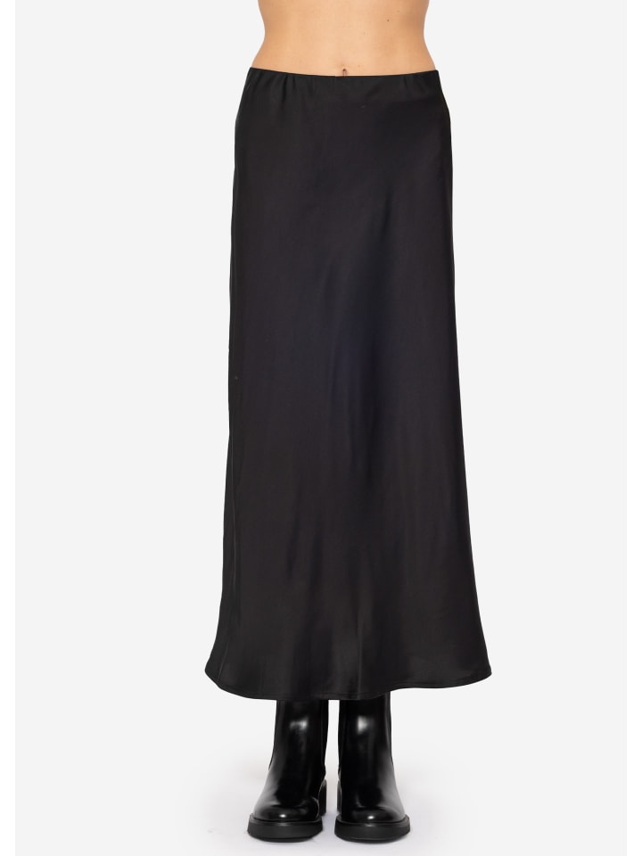 SASSYCLASSY Satinrock in Schwarz günstig kaufen