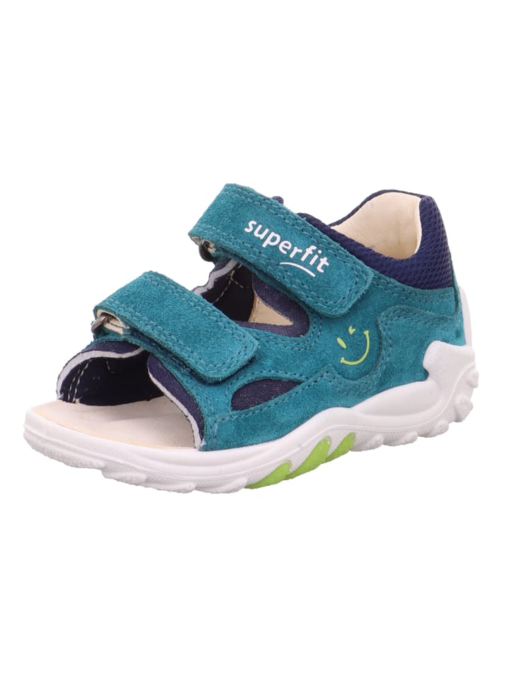 superfit Lauflernsandale FLOW in Grün/Blau günstig kaufen