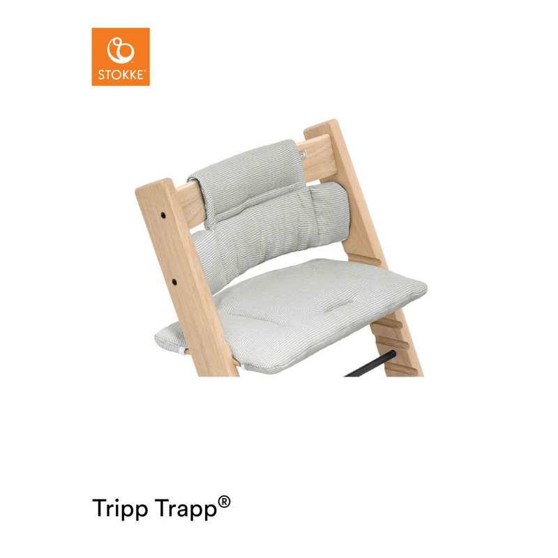 Coussin gris OCS pour chaise haute Tripp Trapp Stokke
