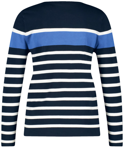 Softer Pullover mit modischen Streifen