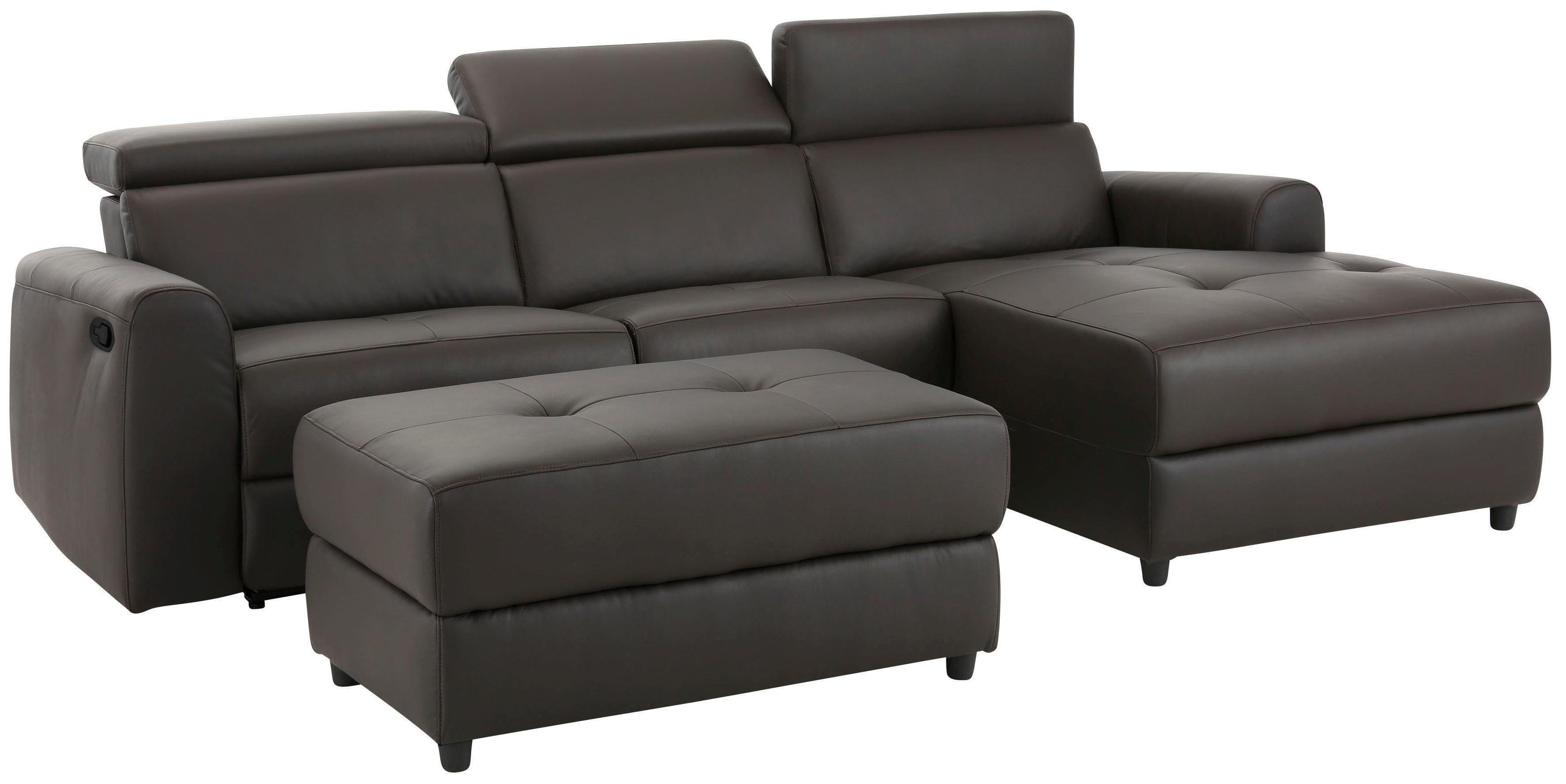 Home affaire Ecksofa Sentrano, auch mit elektrischer Funktion mit USB-Anschluß, in 4 Bezugsvarianten