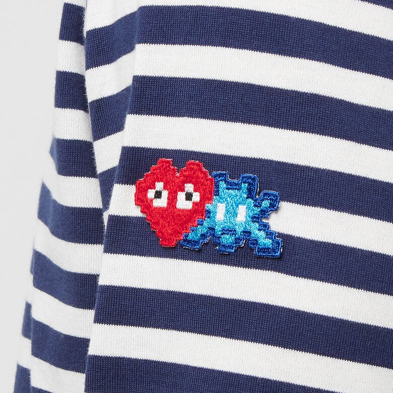 Comme des Garcons Play x The Artist Invader Striped Longsleeve T-Shirt stripe