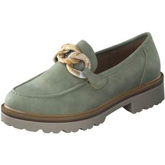 smiling for feet Chunky Loafers in grün