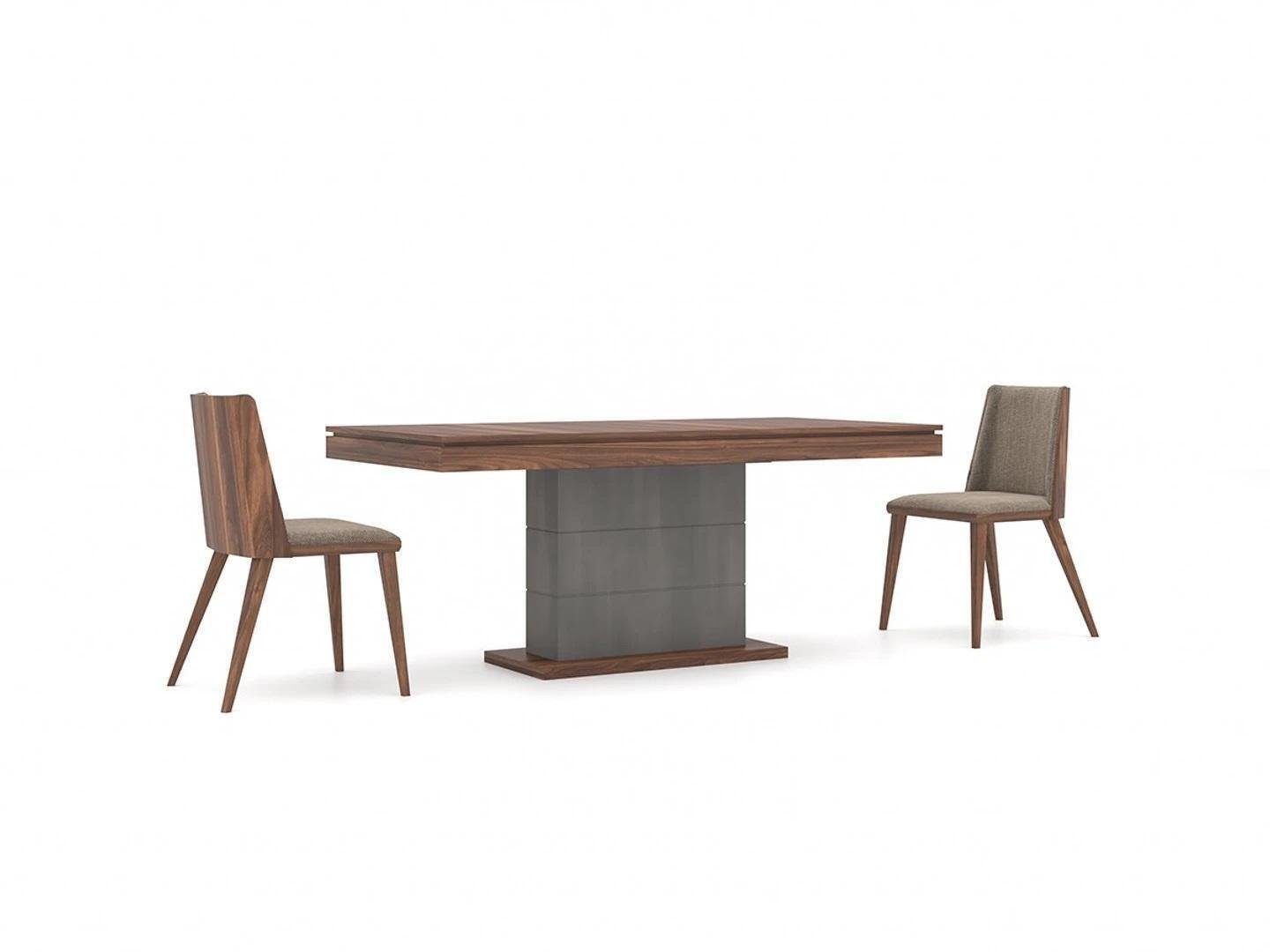 JVmoebel Esszimmer-Set Esszimmer Set 7tlg Esstisch Design Sideboard mit Spiegel Einrichtung, (7-St., 1x Esstisch + 4x Stühle + 1x Sideboard + 1x Spiegel), Made in Europa
