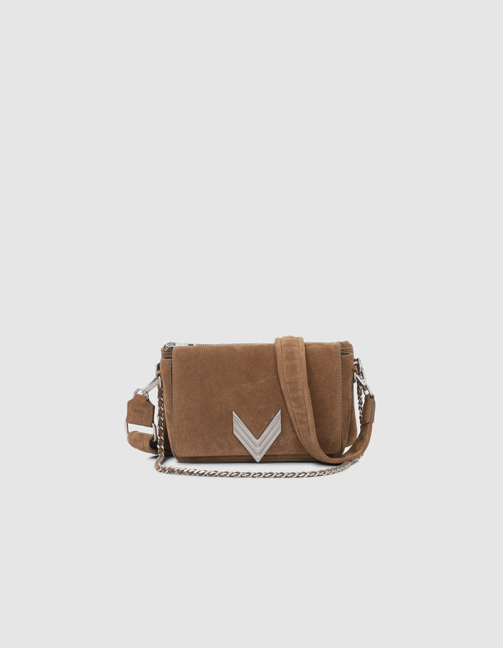 Le sac 111 Staten Island en cuir de vachette velours femme