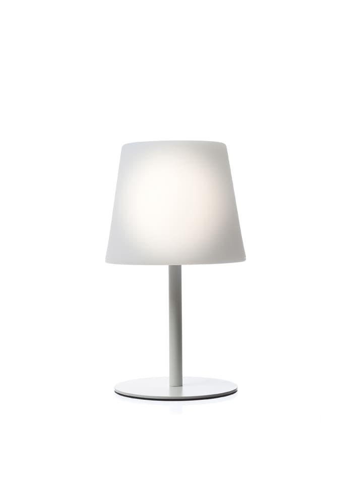 MARELIDA LED Garten Tischlampe aufladbar per USB 4 Helligkeitsstufen H: 40cm in weiß günstig kaufen onesize