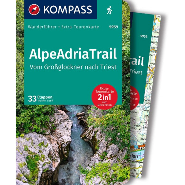 KOMPASS WANDERFÜHRER ALPEADRIATRAIL