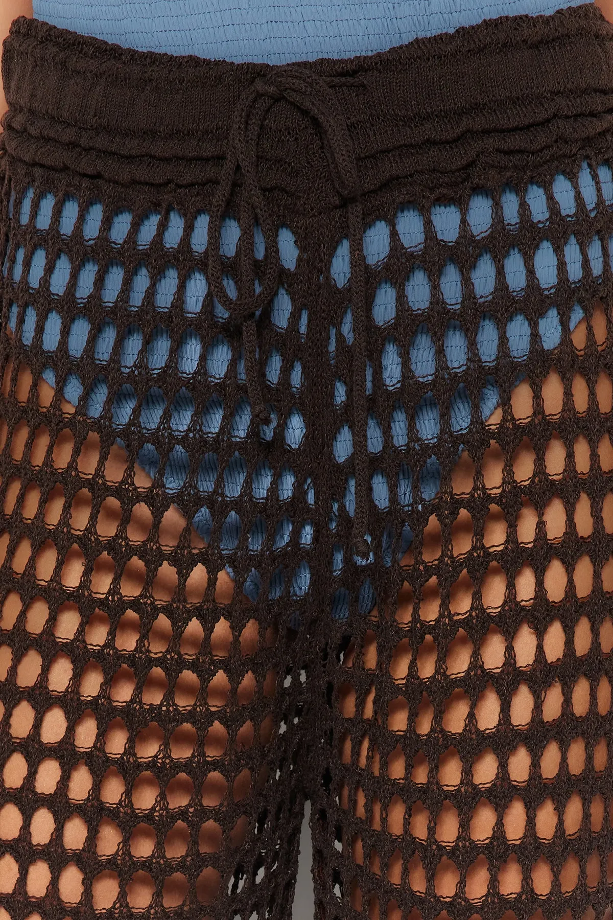 Trendyol Collection  Braune Strickhose TBESS23PL00017