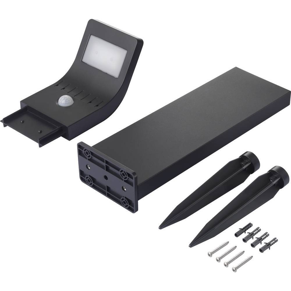 Sygonix LED Solarleuchte Solar-Gartenleuchte mit PIR-Bewegungsmelder