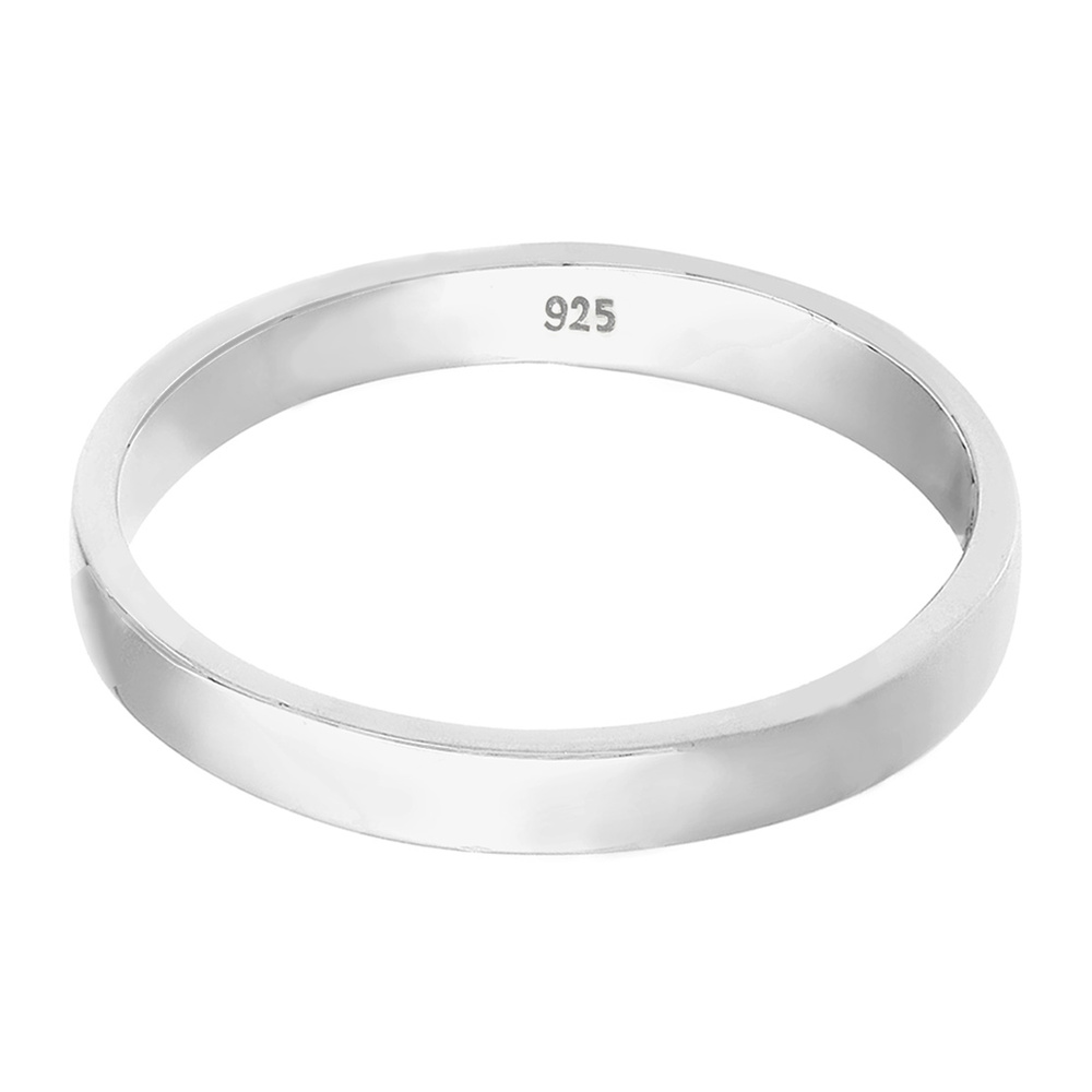 Elli Elli Bague Femmes Fiançailles Simple Élégant en Argent Sterling 925 Bague