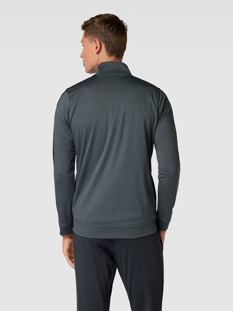 Tracksuit mit Logo-Detail Modell 'Knit' in graphit