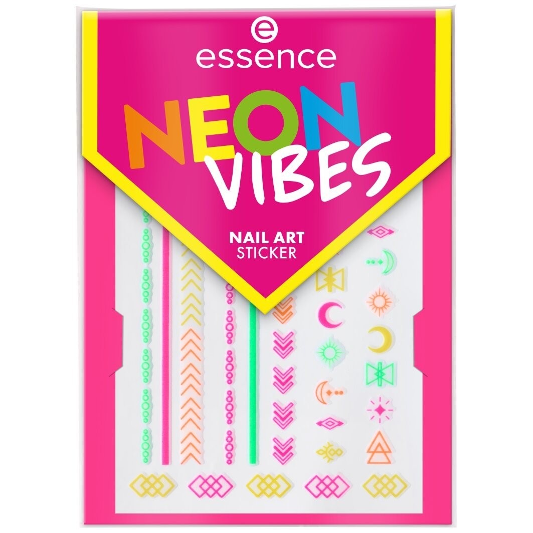 Neon Vibes Nagelsticker. 49 St