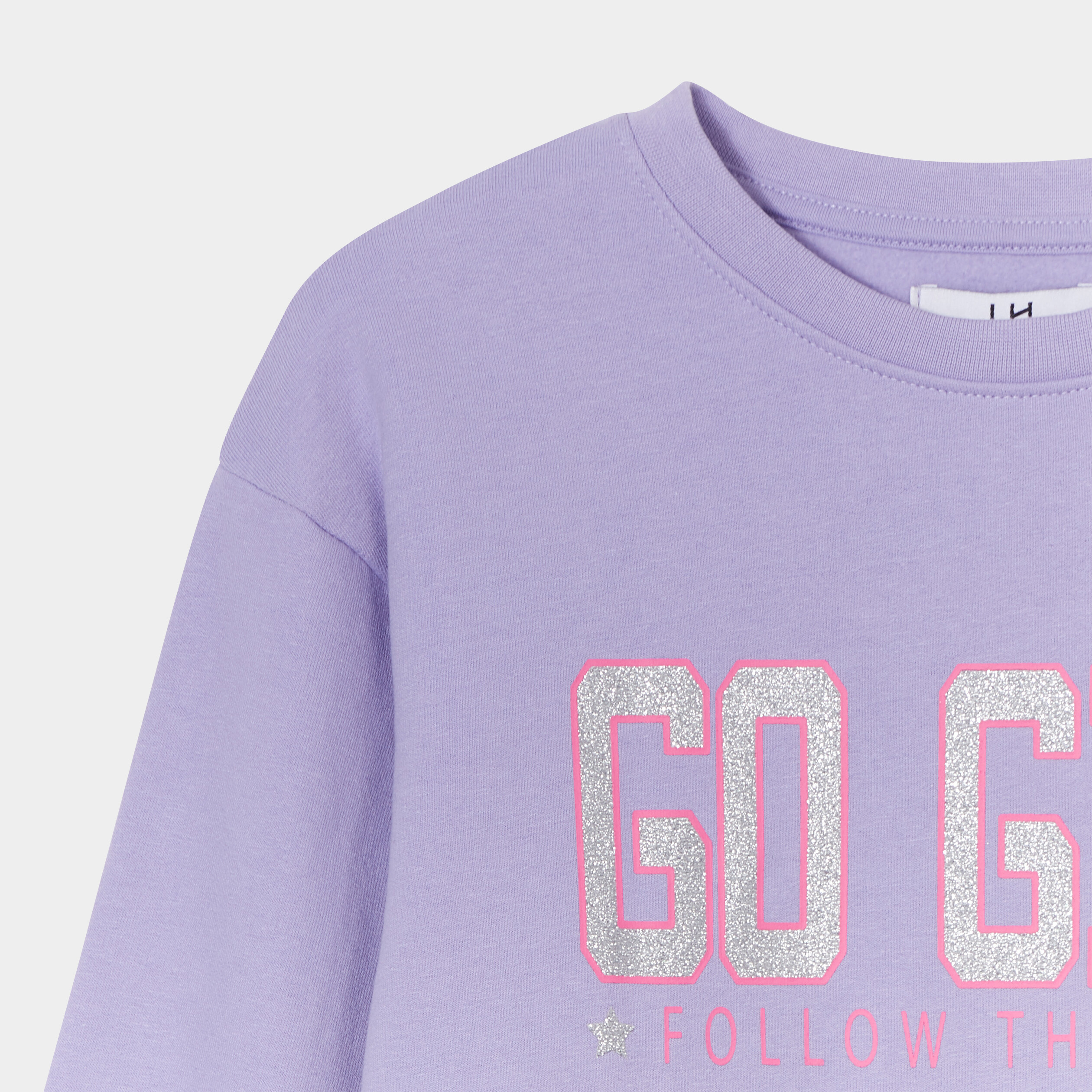 Ensemble sweat long et legging 2 pièces mauve fille | La Halle