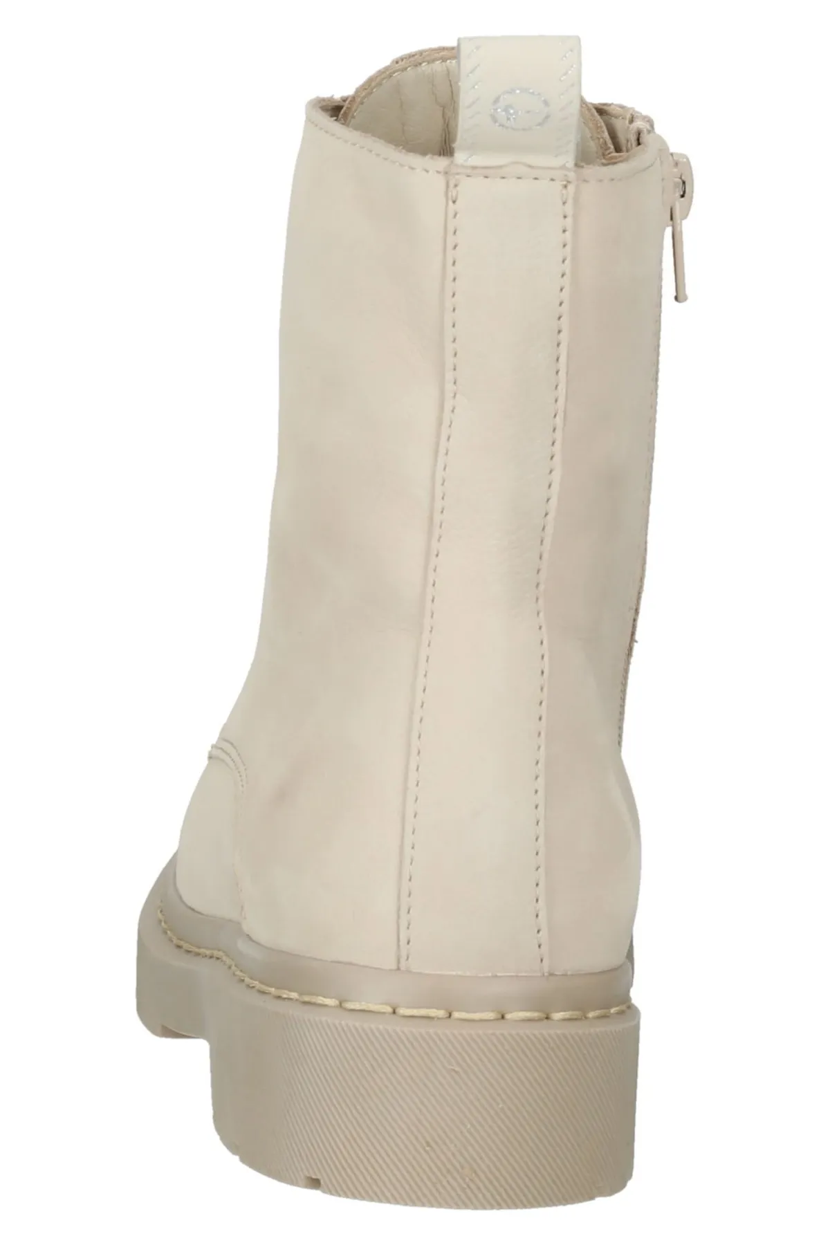 Tamaris  Stiefelette - Beige - Blockabsatz
