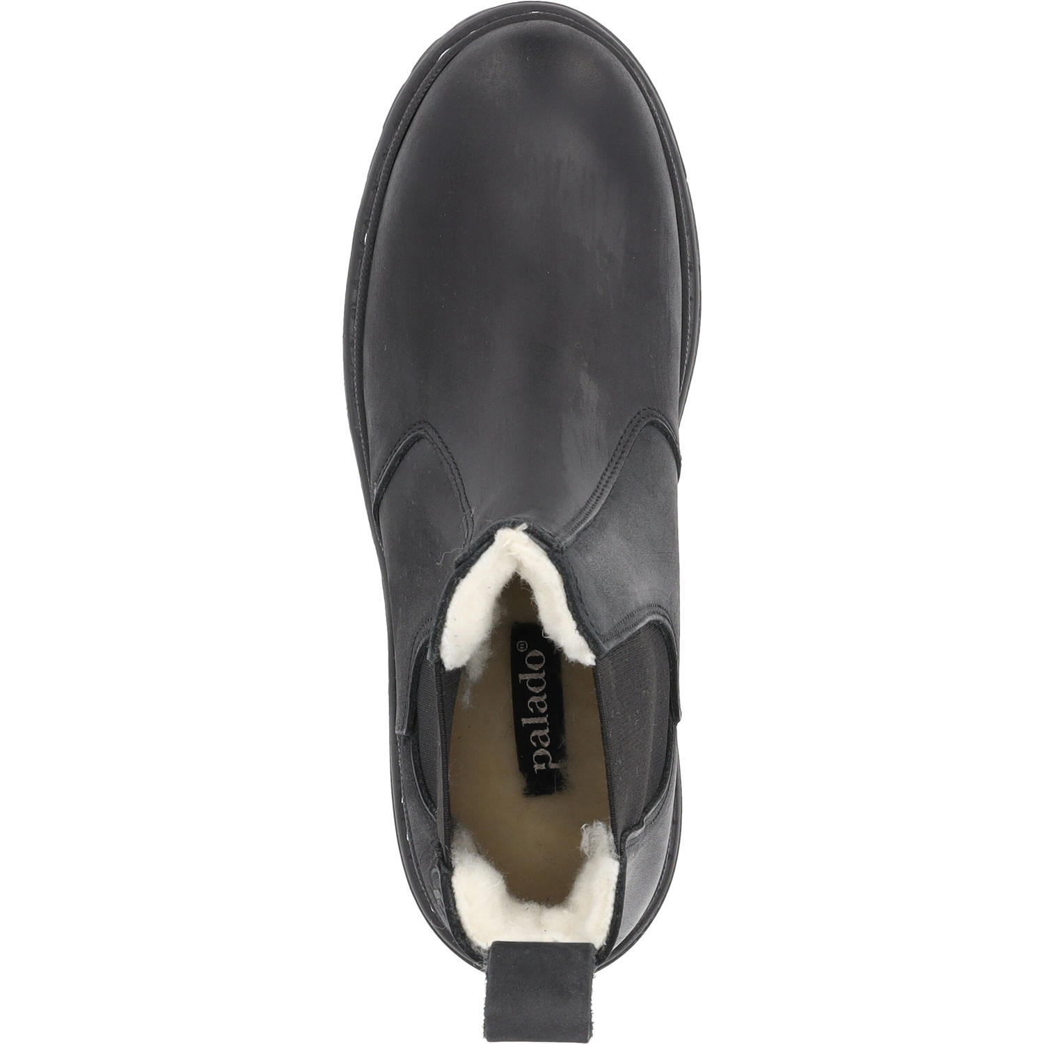 Palado Alicudi, Chelsea Boots, Damen, Schwarz Matt
