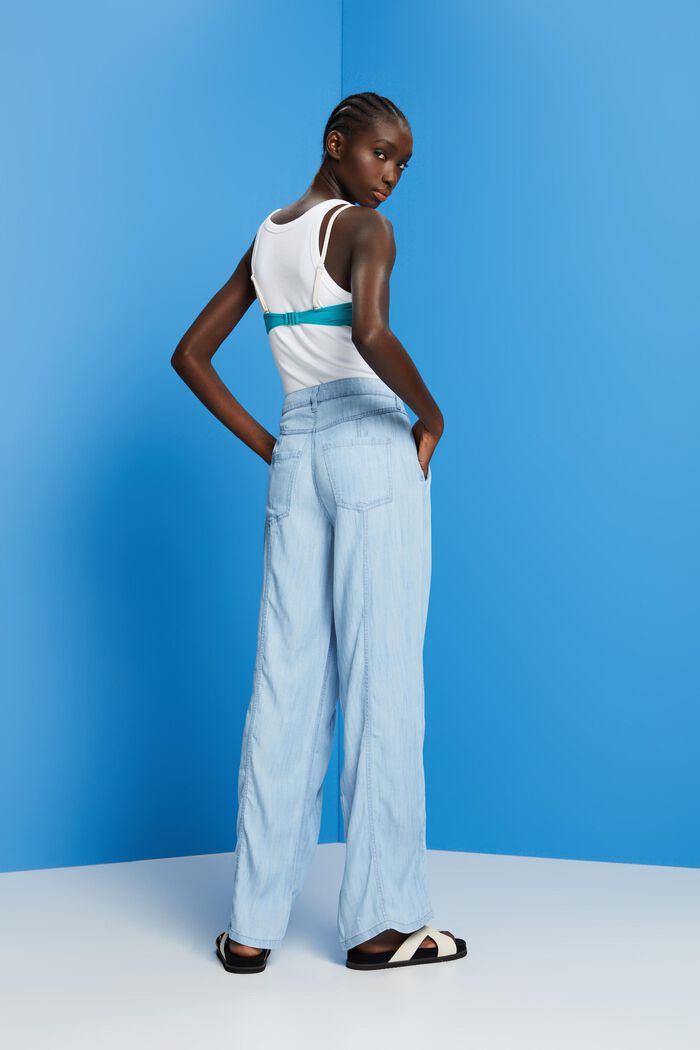 High-Rise-Hose mit weitem Bein