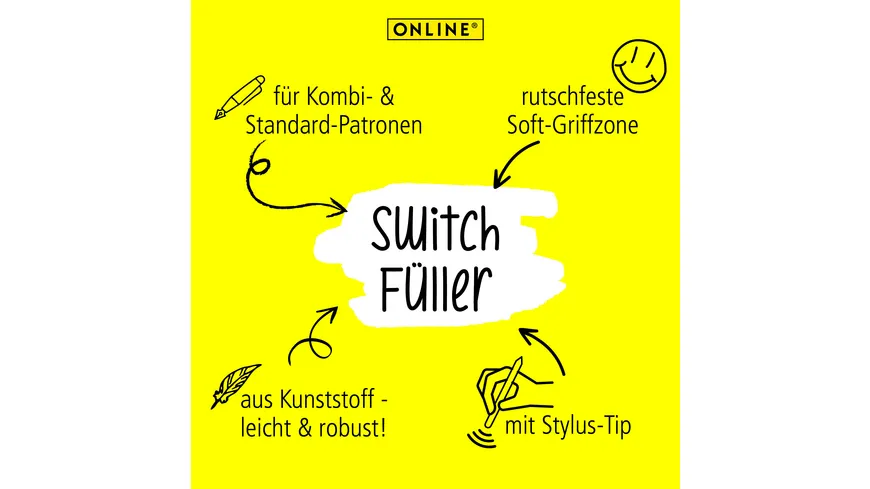 ONLINE Füllhalter Switch Grenn Ocean grün