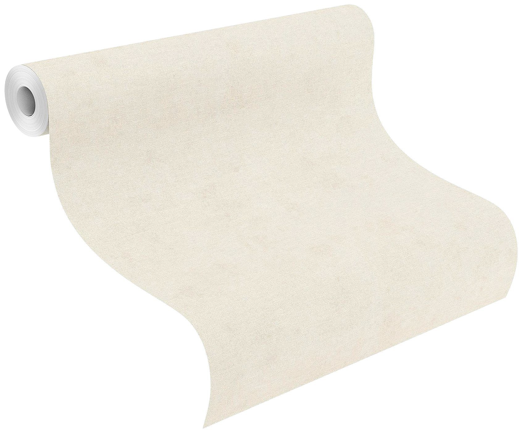 Rasch Vliestapete Kimono, strukturiert, Leinenoptik, einfarbig, uni, (1 St), gut lichtbeständig, hochwaschbeständig