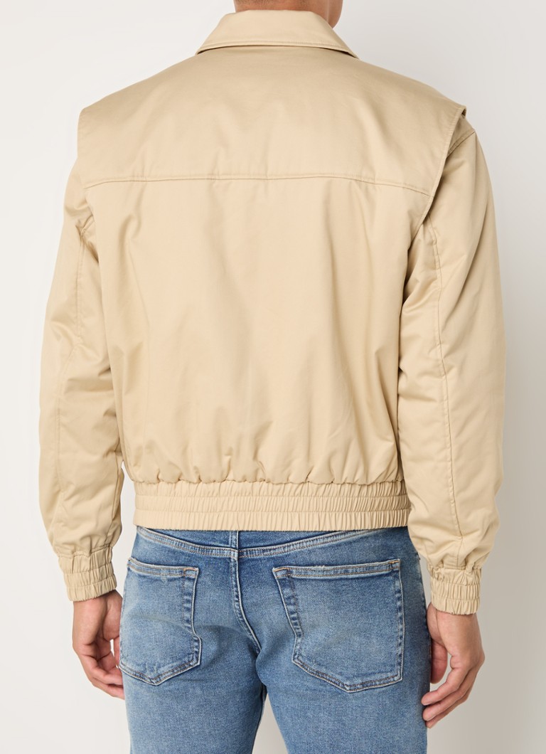 Calvin Klein bomber jacket with flap pockets and logo embroidery