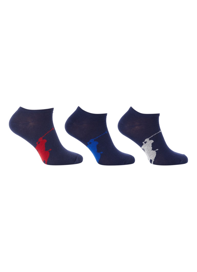 Șosete sport Ralph Lauren Big Pony, set de 3, mărimea 41-46