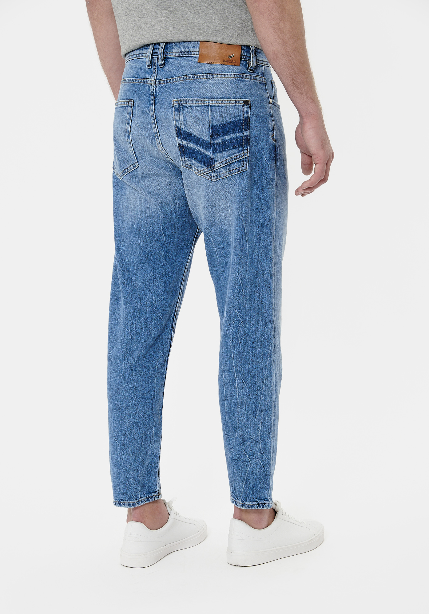 ROBIN  Jean loose cropped Homme