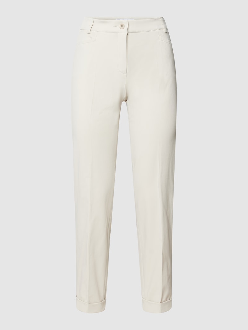Stoffhose mit Stretch-Anteil Modell 'Ute' in beige