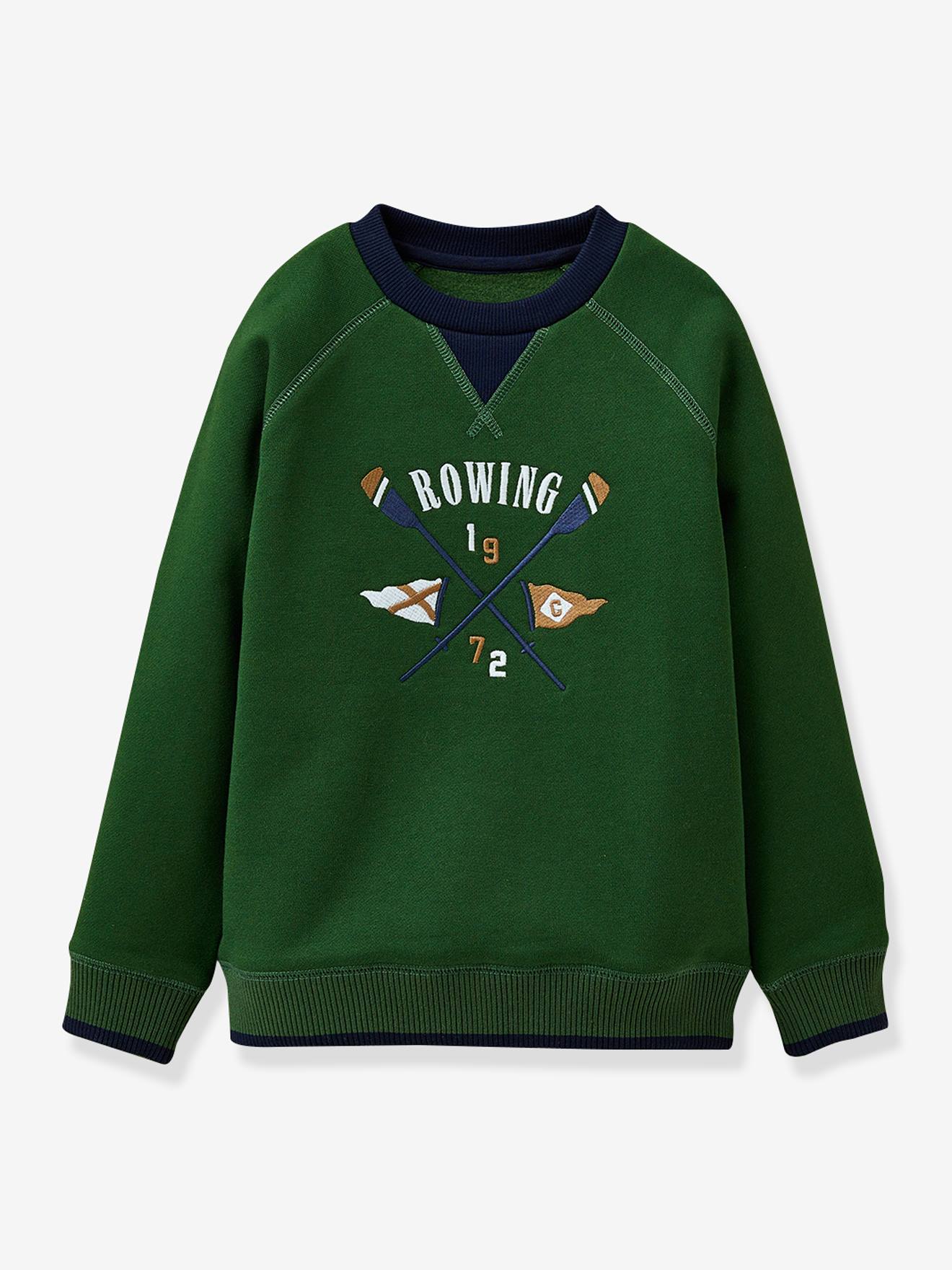 Sweat garçon CYRILLUS vert