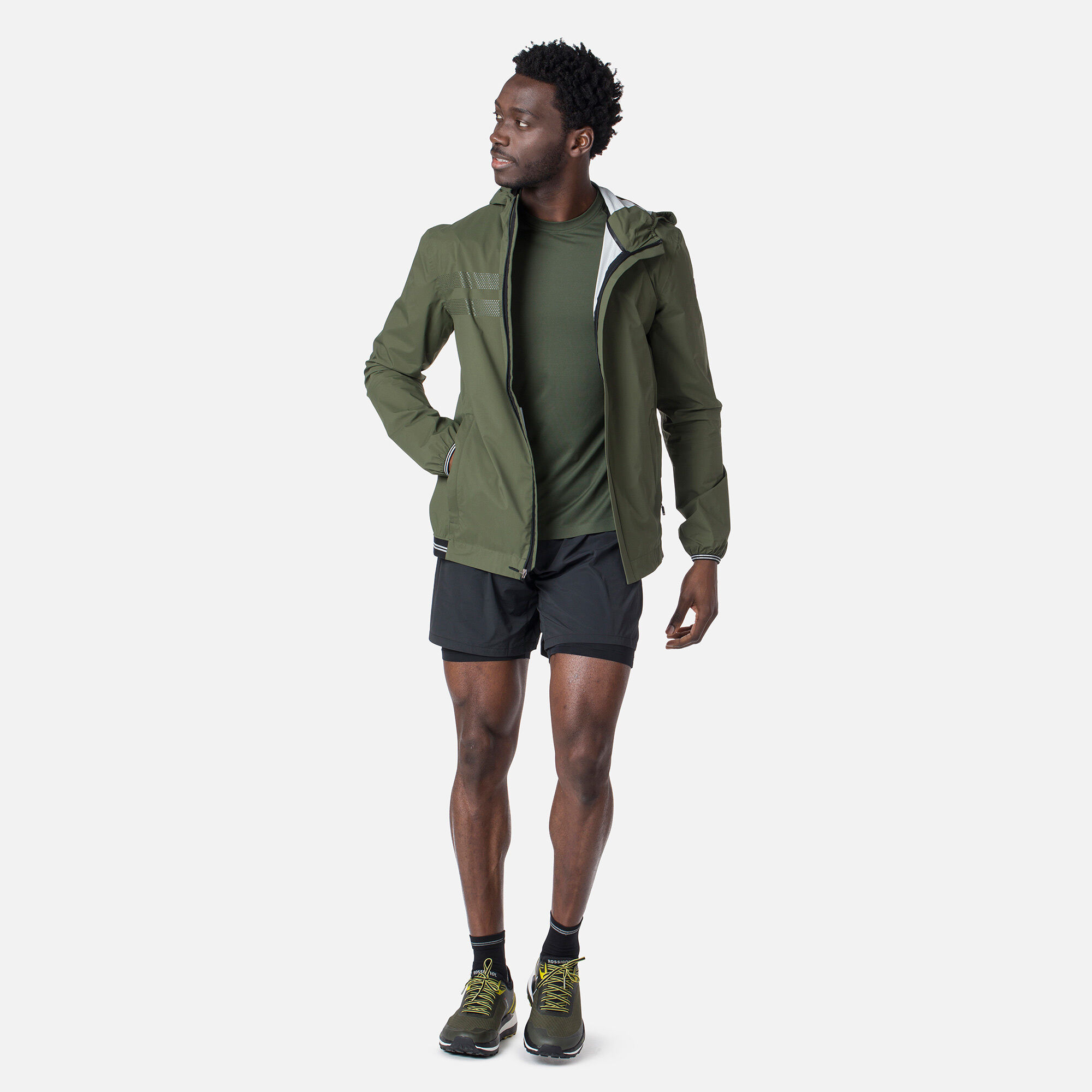 Veste imperméable et légère 2,5 couches pour homme