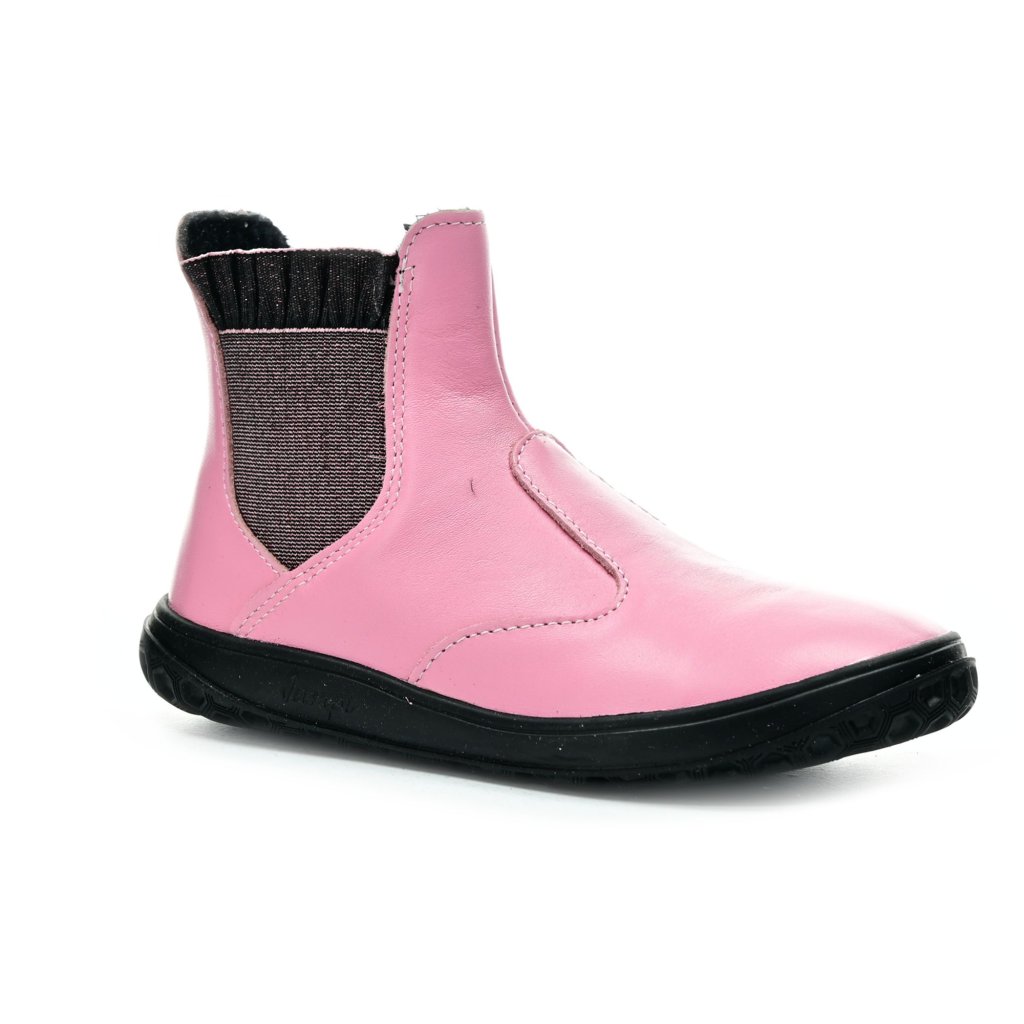 Jonap Igy hellrosa Chelsea Winterbarfußschuhe