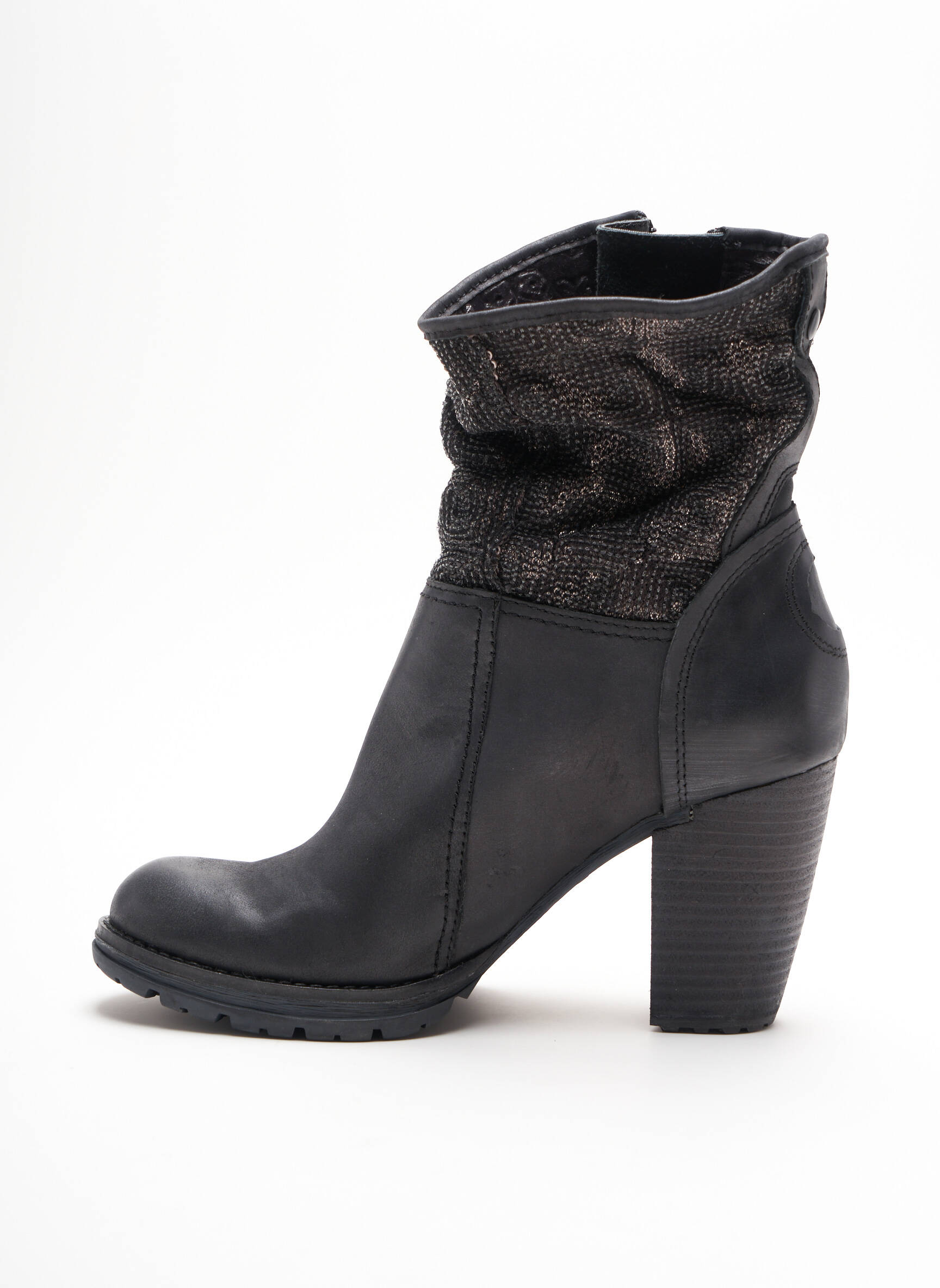 Bunker Bottines Femme couleur noir
