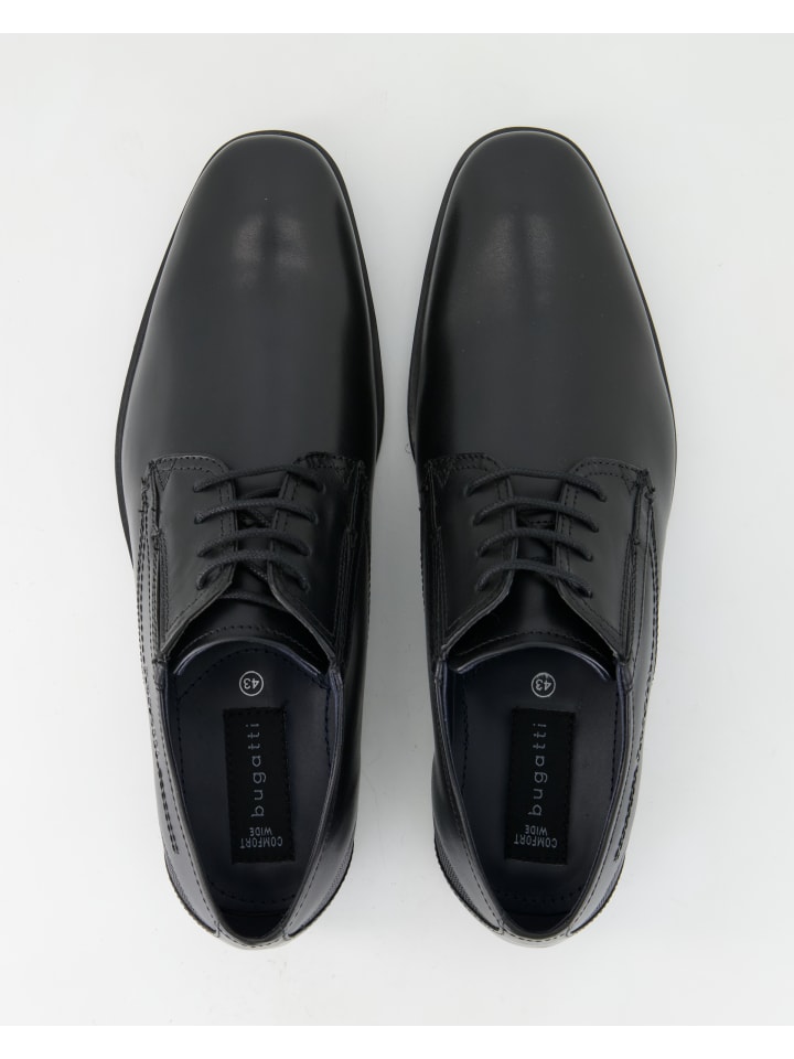 bugatti shoes Klassische Schnürschuhe in Schwarz günstig kaufen