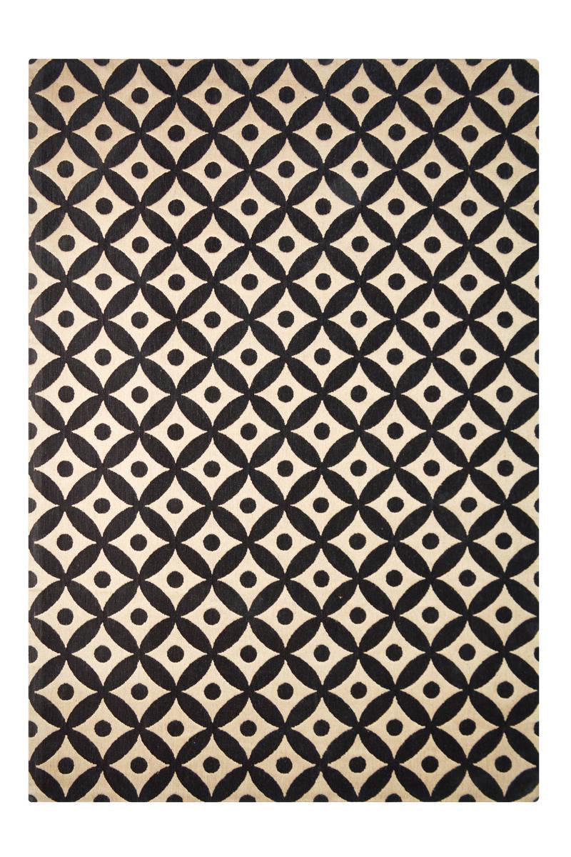 Kayoom Scandy 210 Schwarz / Naturell 200cm x 290cm