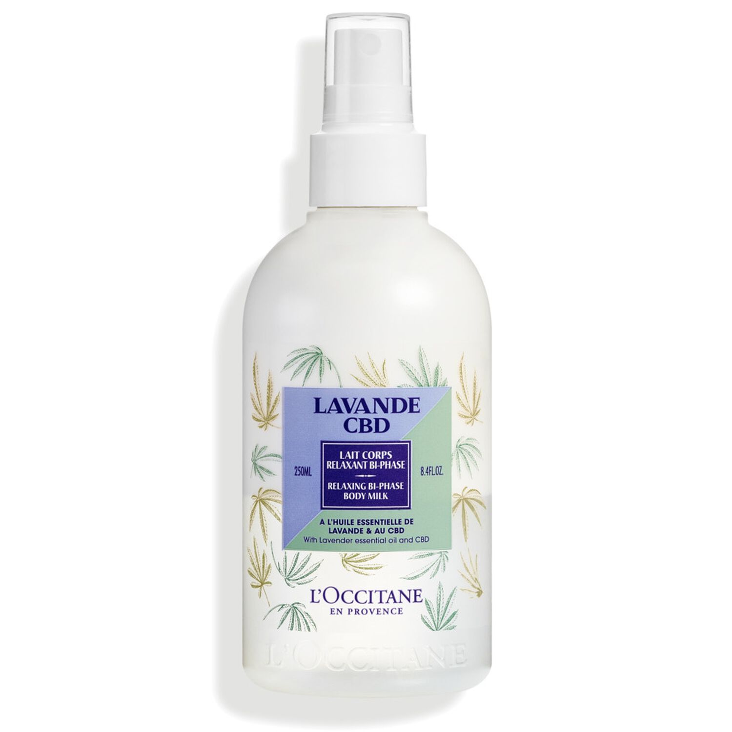 l'occitane Lavande CBD Lait Corps Relaxant Bi-Phase 250 ml