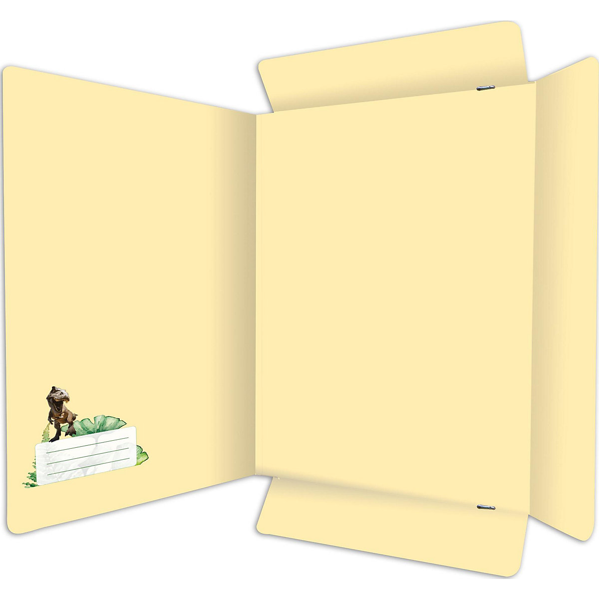Sammelmappe/Postmappe Tyrannosaurus, DIN A4, mit Gummizug