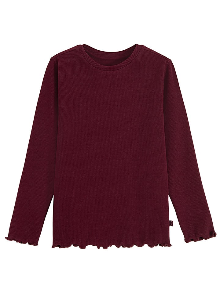 COOL CLUB 2er-Set: Longsleeves in Dunkelrot/ Weiß günstig kaufen