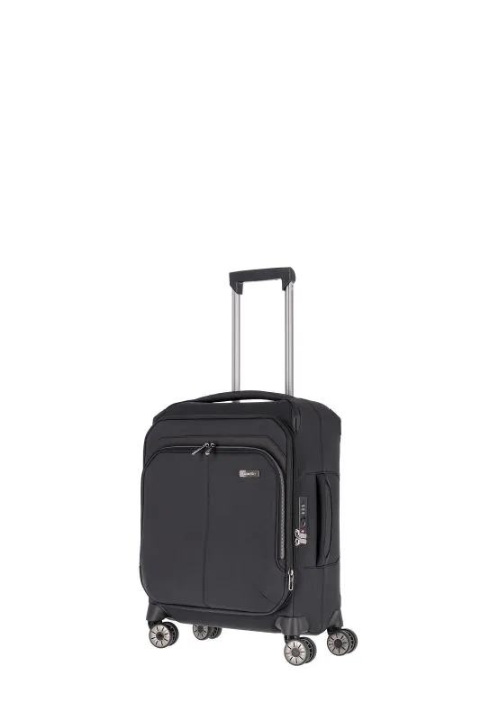 Travelite PRIIMA Kabinengepäck S mit 4 Rollen - Schwarz