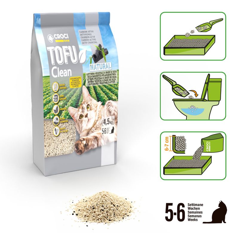 Croci Tofu Clean Active Katzenstreu zu TOP-Preisen