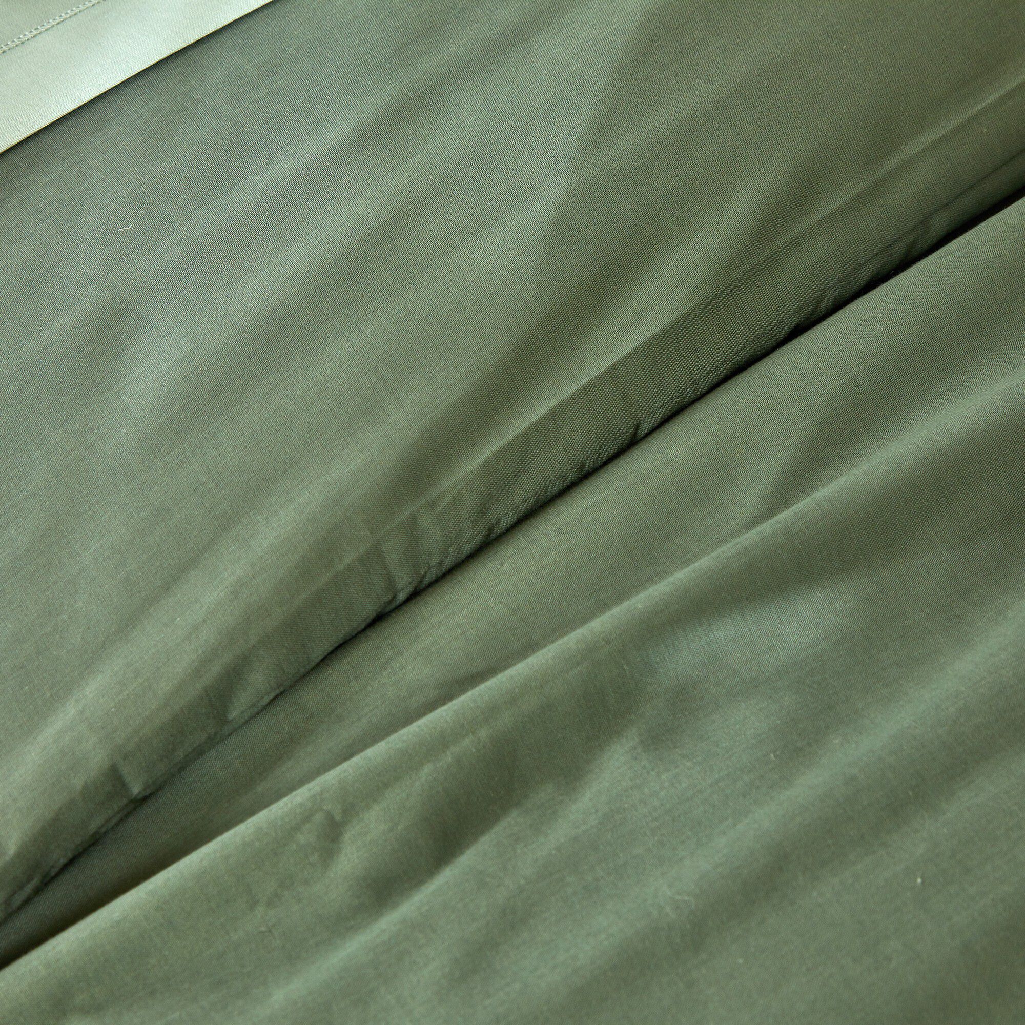 Linge de lit uni polyester-coton Colombine