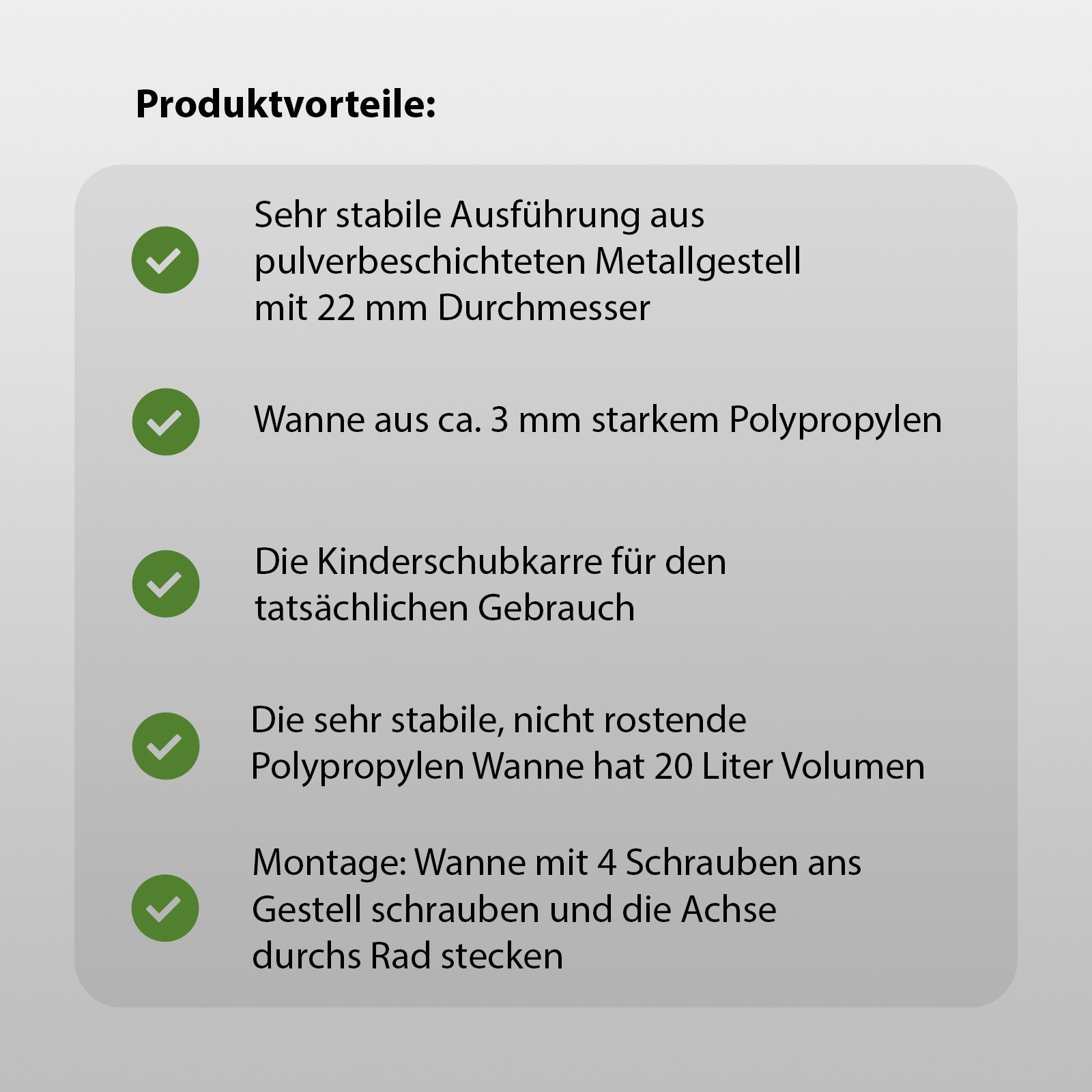 TRUTZHOLM Schubkarre Kinderschubkarre Schubkarre für Kinder Schiebkarre Gartenkarre nach