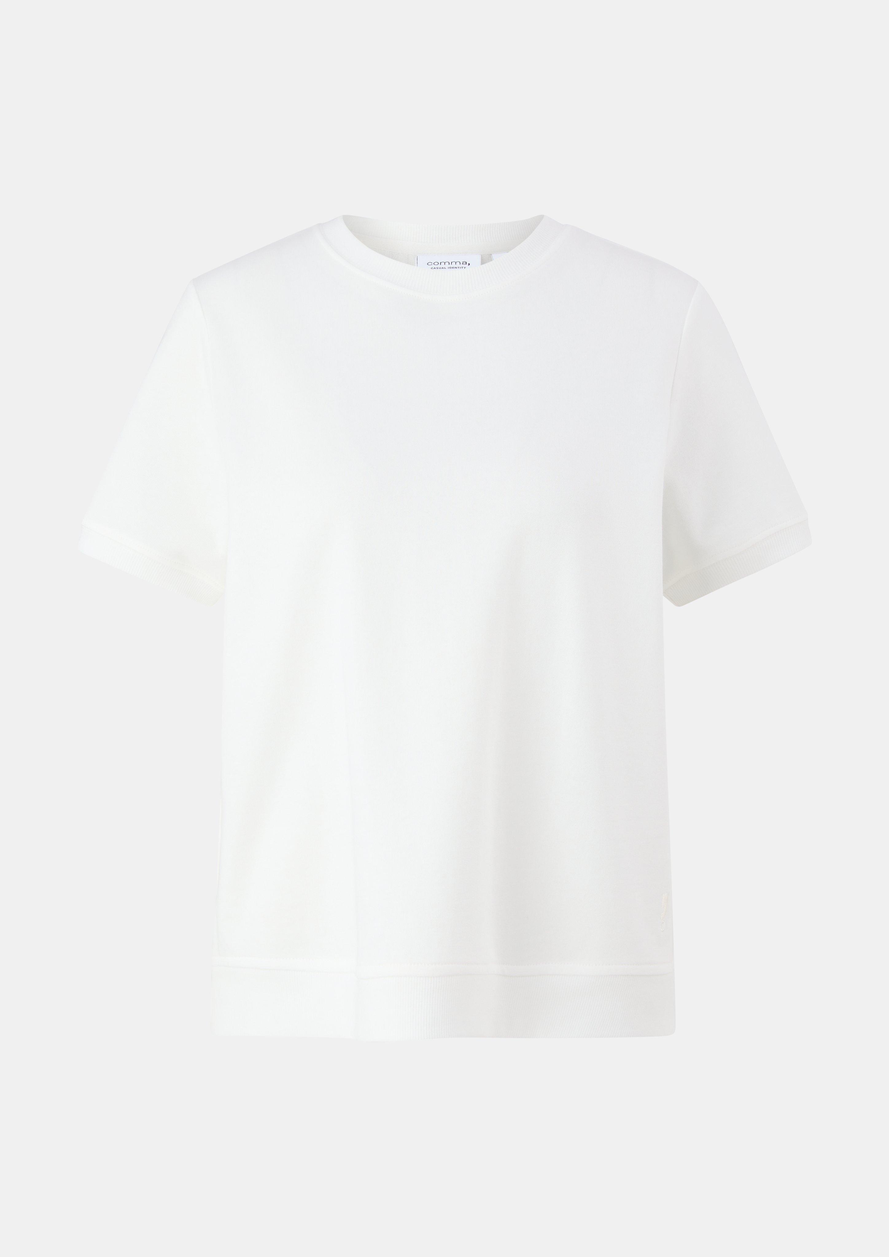 T-Shirt aus Modalmix - weiß