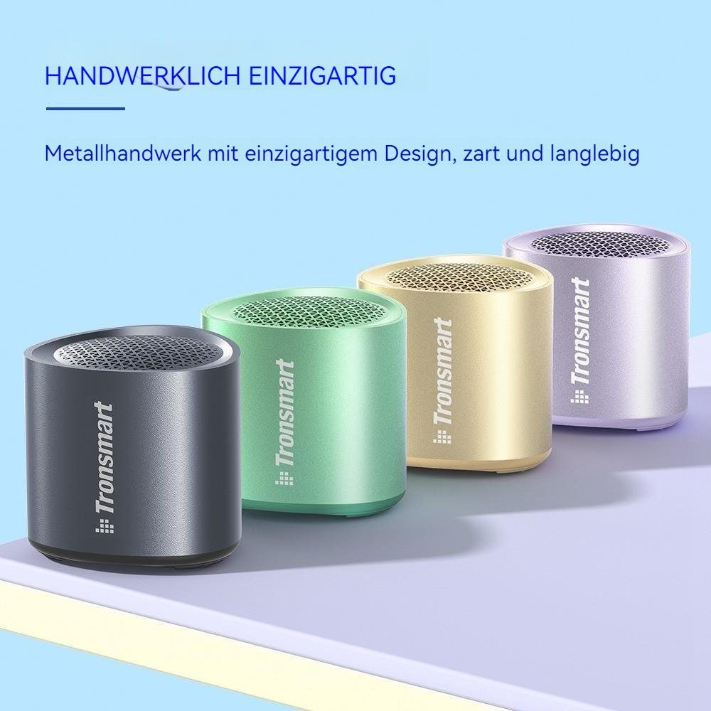 Tronsmart Nimo Stereo Portable-Lautsprecher (Bluetooth, 5 W, 12 Stunden Spielzeit, Wasserdicht IPX7, Bluetooth-Version 5.3)