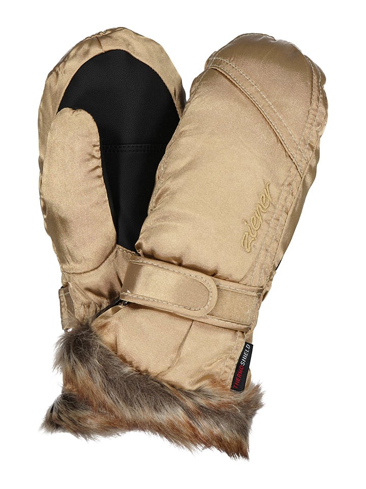 Ziener Fäustlinge in Beige günstig kaufen
