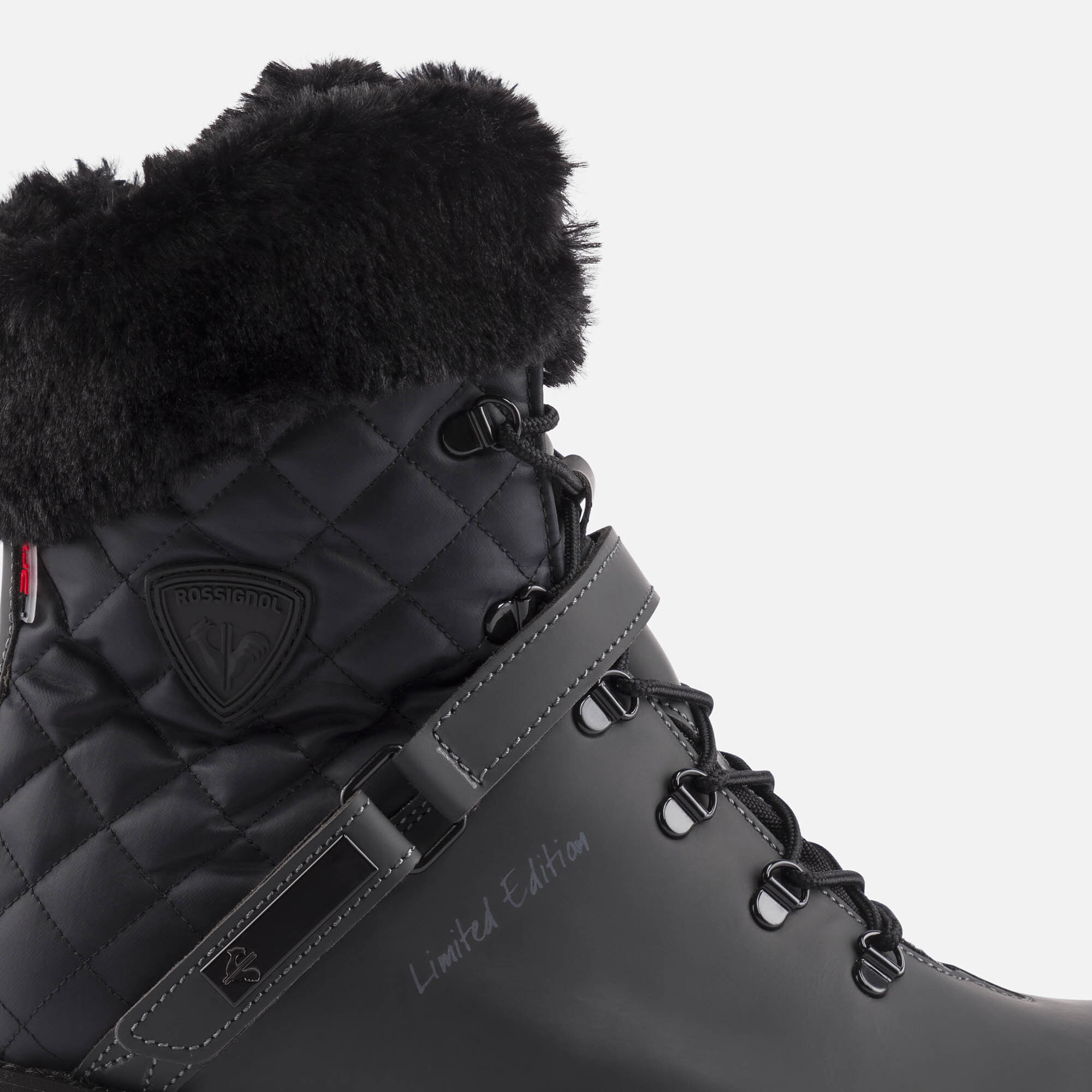 Bottines Megève noires femme