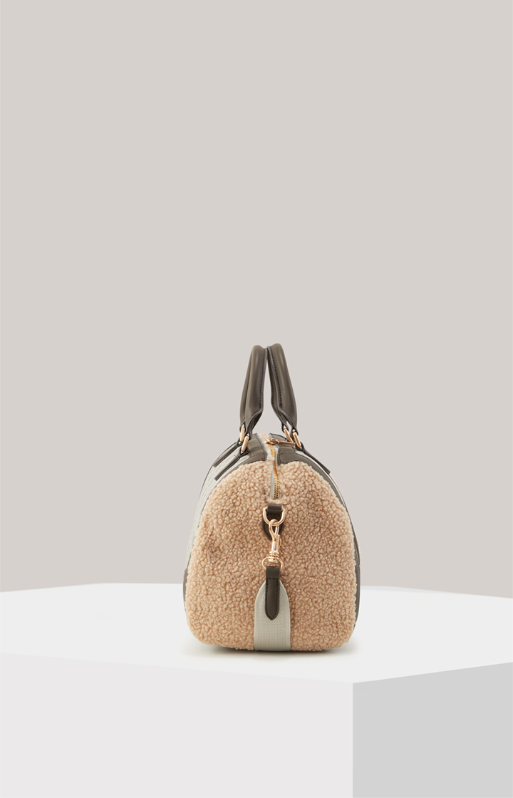Handtasche Mazzolino Peluche Aurora in Blau/Beige