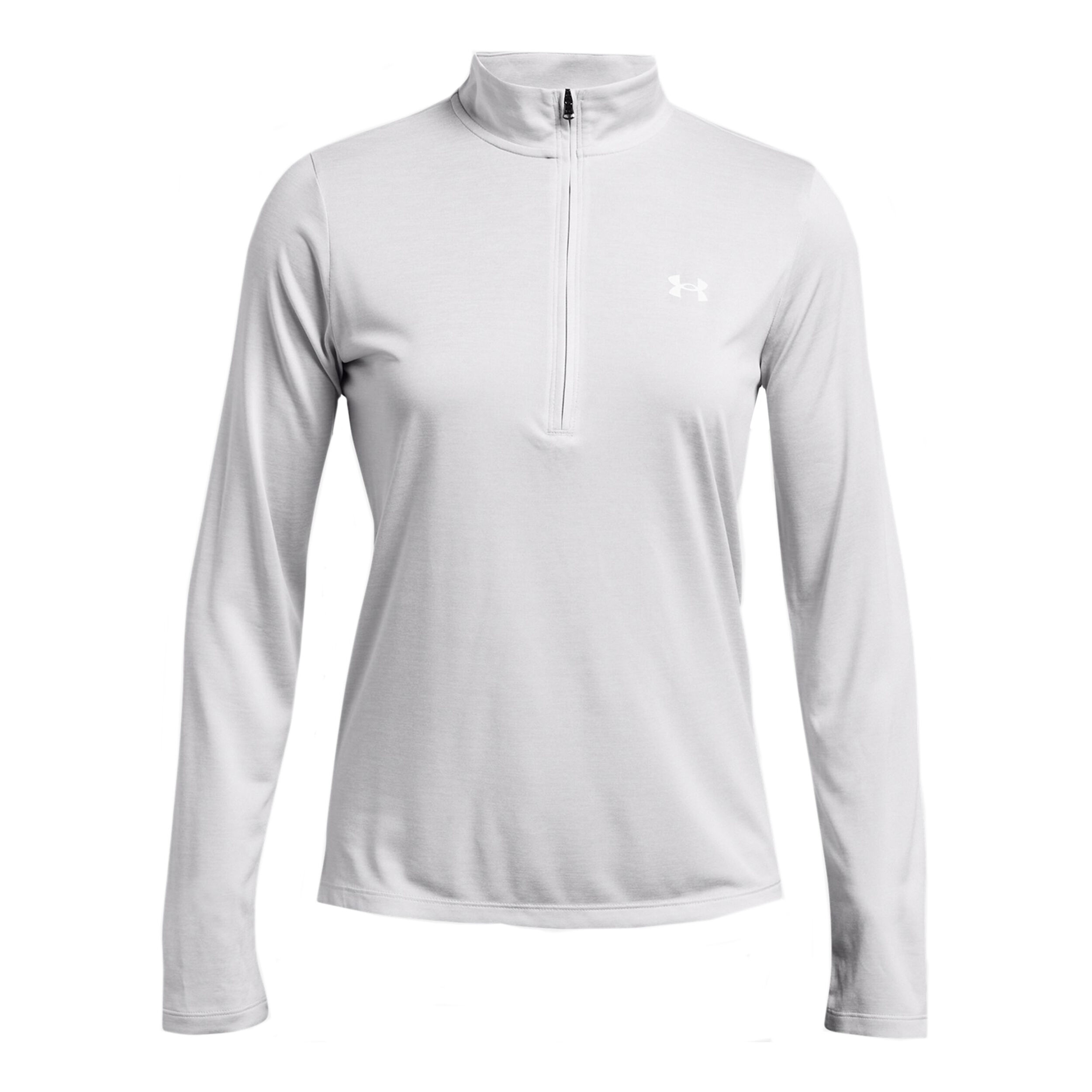 Tech Half-Zip Twist Longsleeve Damen - Grau