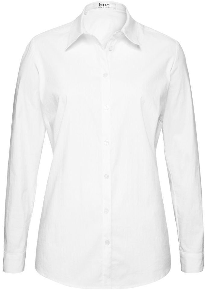 Stretchbluse, langarm